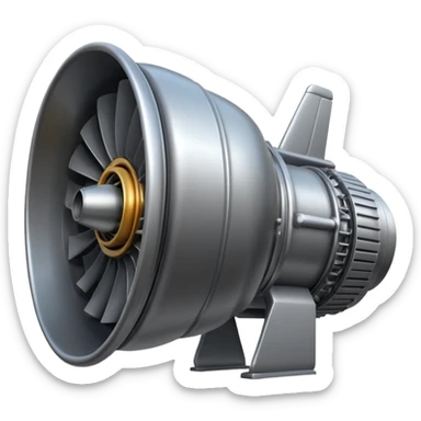 Generate a jet engine for the Russian drone "Geranium-3" sticker