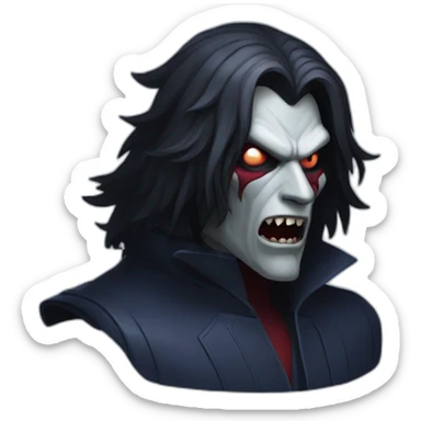 morbius amd crow sticker