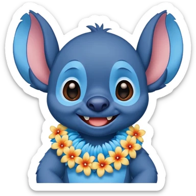 Stitch con Noa sticker