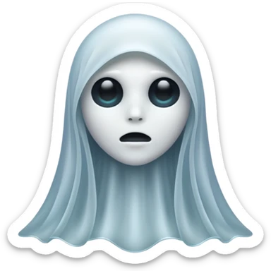 spooky ghost sticker