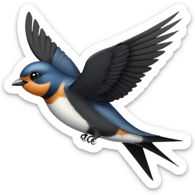 Swallow sticker