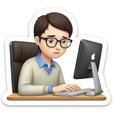 a sick software engineer who s forced to work sticker