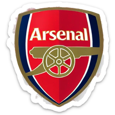 Arsenal football club logo sticker