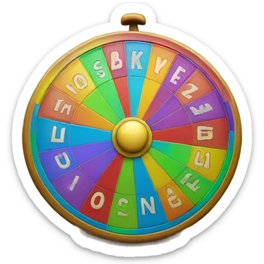 prize wheel sticker