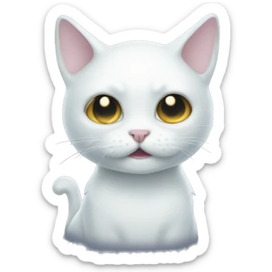 The Ghost Cat sticker