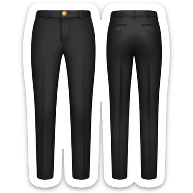 fashion trouser sticker