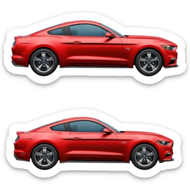 Ford Mustang perfect view sticker
