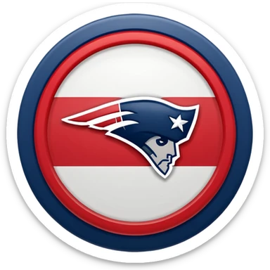 New England patriots logo sticker