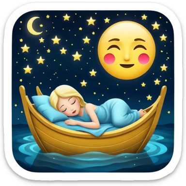 dream at night sticker