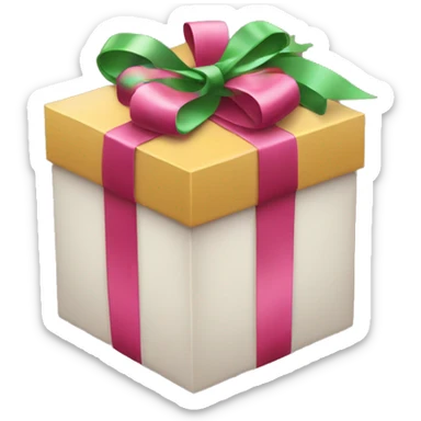 a gift box open sticker