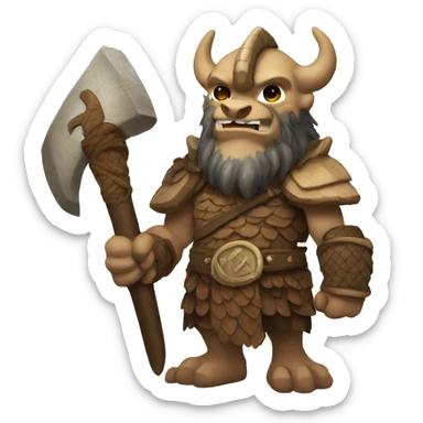 Viking dragon sticker