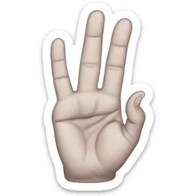 Kappa delta sorority hand sign sticker