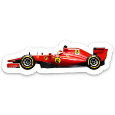 Ferrari formula 1 sticker