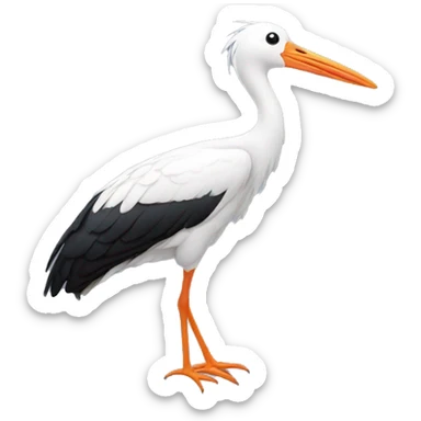 Stork sticker