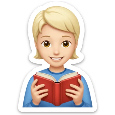 reading smutty book sticker