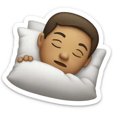 Sleeping sticker