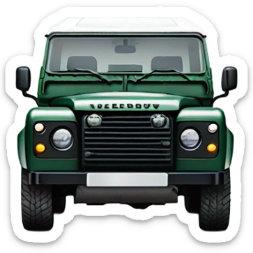 defensor Land rover  sticker