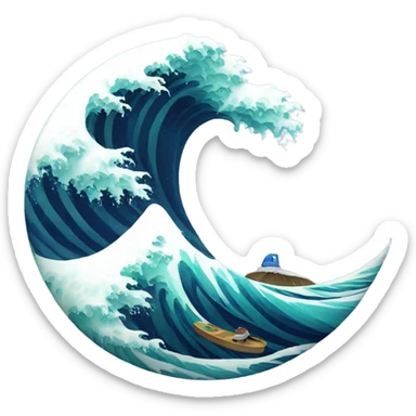 wave sticker