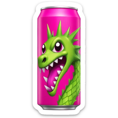 Dragonfruit Dragon Energy Drink sticker