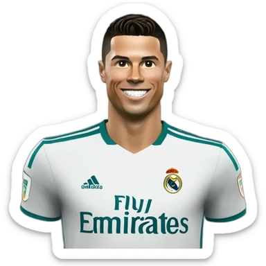 Ronaldo qui fait sa célébration sticker