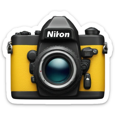 nikon film camera sticker
