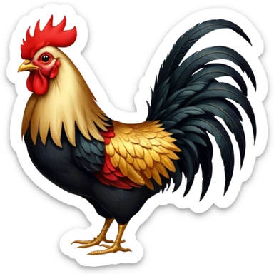 Cock sticker