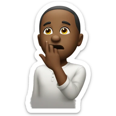 blowing kiss sticker