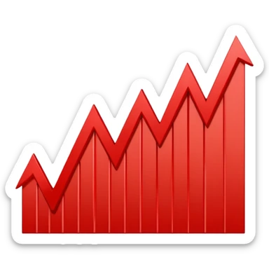 grafico a la baja sticker