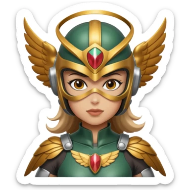 hawkgirl sticker