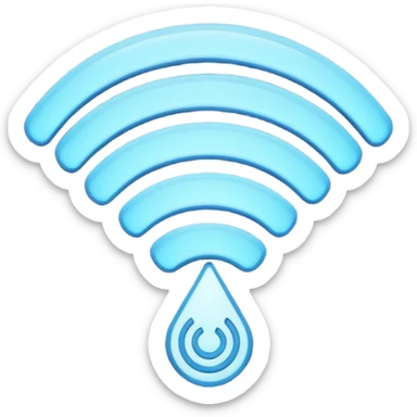 wifi light signal sticker