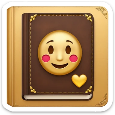 emoji de la premiere couverture du livre comme toi  sticker