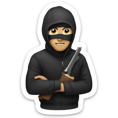 A thief sticker