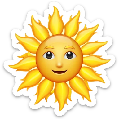 corona, sun eclipse sticker