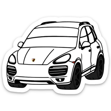 Porsche Cayenne sticker