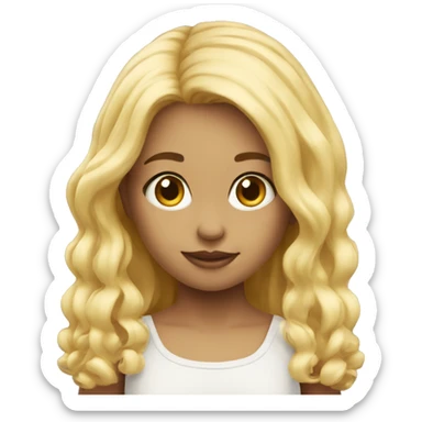 Twins blond 2 years sticker