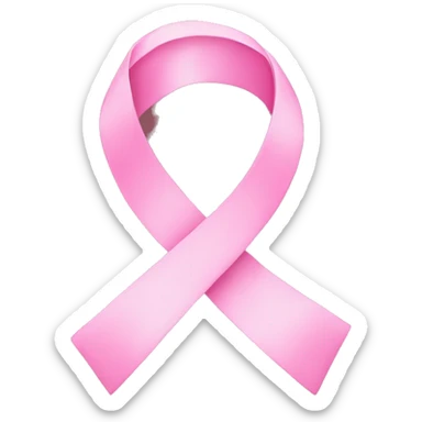 pink ribbon sticker