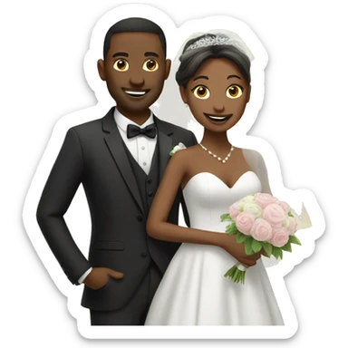 wedding sticker
