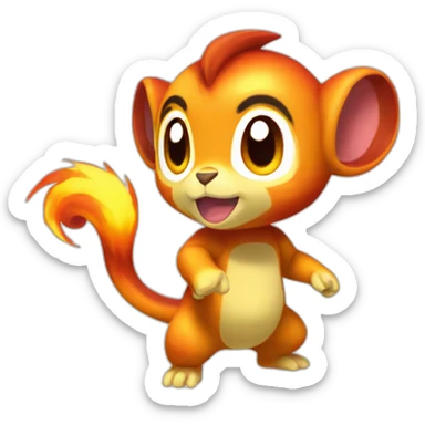 Chimchar sticker