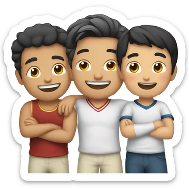 Carlos Adam y yo conquistando Asia sticker