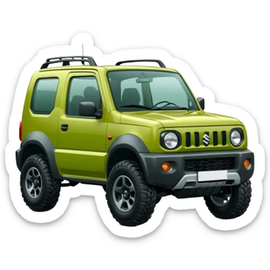 Suzuki jimny green colour sticker