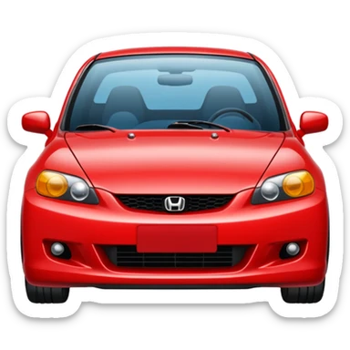 A Honda car emoji sticker