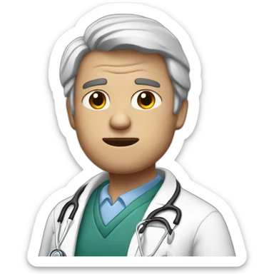 Harold-hold-the-pain-as-doctor sticker