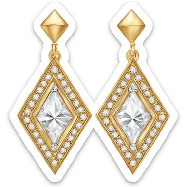 Earrings DIAMOND sticker