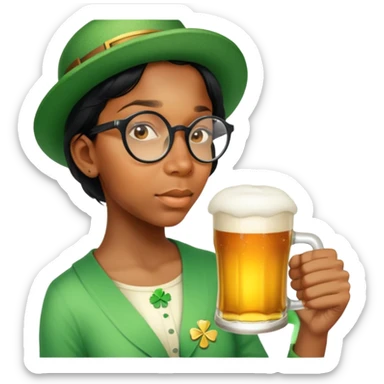 Having a Beer sticker