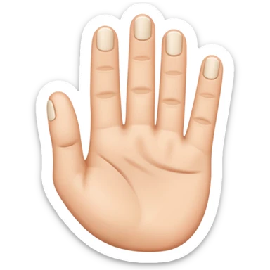 three finger salute sticker