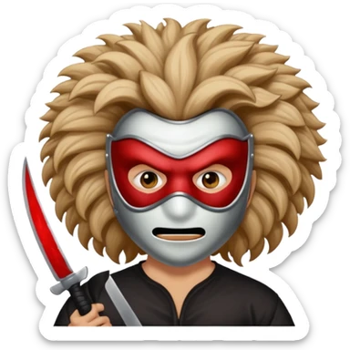 skib skib 67 slasher mad big hair sticker