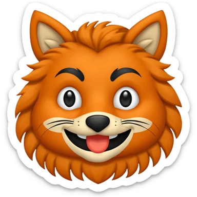 Diseña un Zorro saludando  sticker