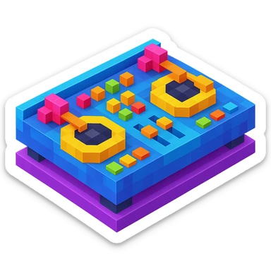 DJ turntables sticker