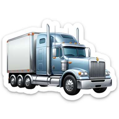 18 wheeler sticker