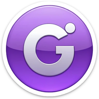 -18 symbol branco e roxo sticker